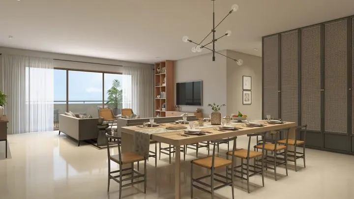 Living and dining